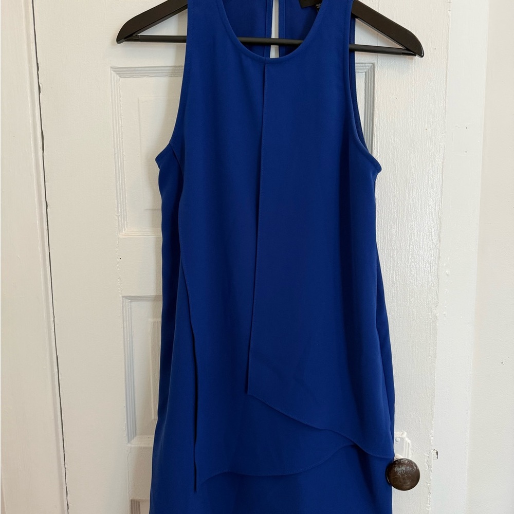 Fifteen Twenty Royal Blue Layered Mini Dress